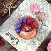 Косметика ручной работы handmade. Livemaster - original item Gift soap volumetric Berry tartlet. Handmade.