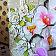Сумка " Орхидеи в 3d". Классическая сумка. 'Positive bags' от Инны. Ярмарка Мастеров.  Фото №4