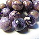 Charoite, smooth ball 12 mm. Beads1. Elena (luxury-fittings). Online shopping on My Livemaster.  Фото №2