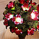 Bouquet-light of bells 'Poppy color'. Nightlights. Elena Krasilnikova. My Livemaster. Фото №6