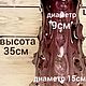 Винтаж: Ваза ручной работы из цветного стекла  35 см Стиль мурано. Вазы винтажные. Евгения. Ярмарка Мастеров.  Фото №6