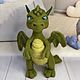 felt toy: Dragon, Felted Toy, Zelenograd,  Фото №1