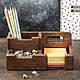 Organizador de madera de roble, Desktop organizers, Moscow,  Фото №1