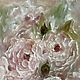 Order  Oil painting with pink roses. Flower history. sharaeva-elena. Livemaster. . Pictures Фото №3