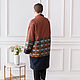Author's light coat in terracotta tones. Coats. NATALINI. My Livemaster. Фото №4