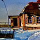 Картина "Зимний пейзаж". Картины. Александр Щебуняев (hudojnik-1). Ярмарка Мастеров.  Фото №4