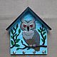 Order Housekeeper Grey Owl. The housekeeper wall. madamLusi. Livemaster. . Housekeeper Фото №3