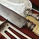 Винтаж: 200 лет. Сервировочный набор из серебра 950 пробы + сталь + кость. Фра. Столовые приборы винтажные. bassskerville (bassskerville) (bassskerville). Ярмарка Мастеров.  Фото №4