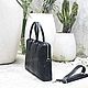 Заказать Сумка портфель из кожи питона. PYTOSHASHOP. Ярмарка Мастеров. . Портфель Фото №3