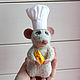Order Rat scullion Ratatouille toy sivol 2020. handmade toys by Mari (handmademari). Livemaster. . Felted Toy Фото №3