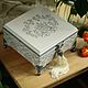 Шкатулка «Голубая дымка». Шкатулки. Шкатулки (HandMadeJoli) (HandMadeJoli). Ярмарка Мастеров.  Фото №4