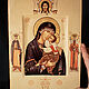 The Icon Our Lady Of Vladimir. With the ark. Icons. ikon-art. Online shopping on My Livemaster.  Фото №2