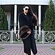 Кашемировое пальто с мехом соболя. Пальто. YANA KRAFT BRAND. Ярмарка Мастеров.  Фото №6