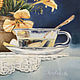 Order "Flower tea" classical still life in a realism-style. Artist Iuliia Kravchenko (realism-painting). Livemaster. . Pictures Фото №3