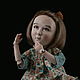  фарфоровая кукла ручной работы, коллекционная кукла. Шарнирная кукла. DolkiDolls - Лилия Волкова. Ярмарка Мастеров.  Фото №4