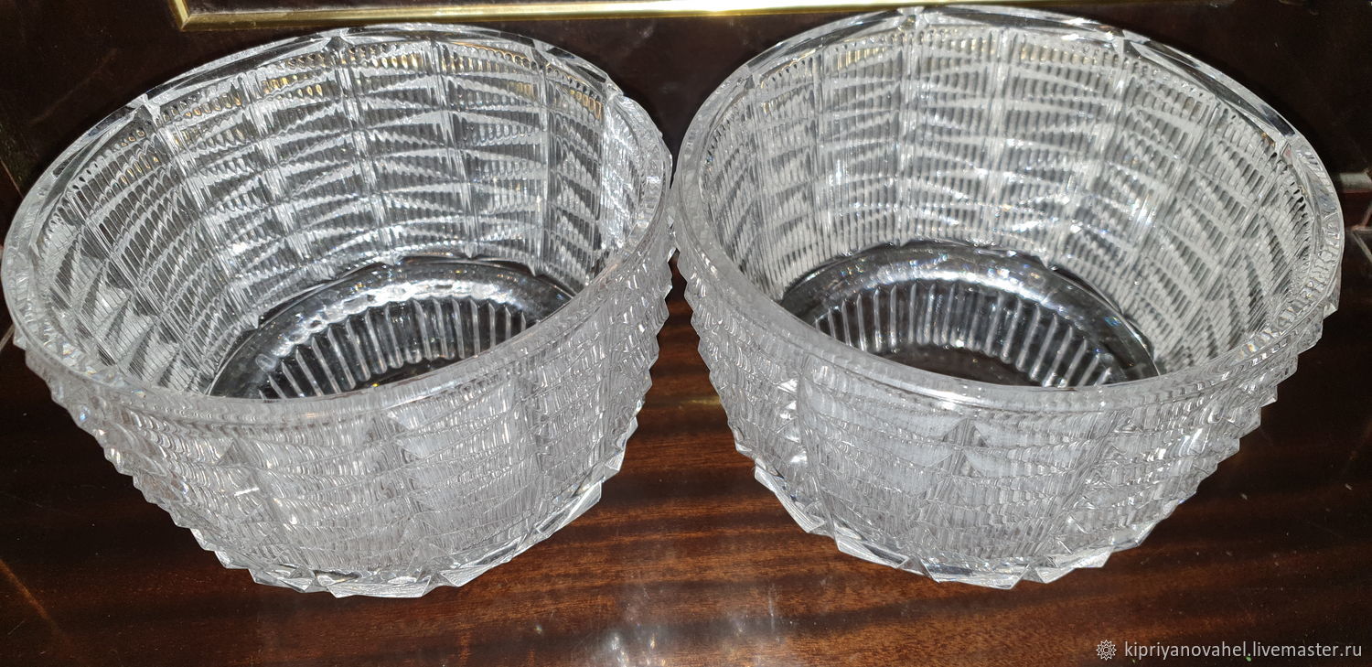 Винтаж: Хрустальные плафоны СССР к люстре , бра или настольной лампе. в ...