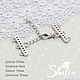 Заказать ЗР43 Замок многорядный с фианитами. Корейская фурнитура. Shatonshop. Ярмарка Мастеров. . Фурнитура Фото №3