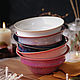 Class 2 Set of deep plates 600 ml with different series. Plates. vladimir-21. Online shopping on My Livemaster.  Фото №2
