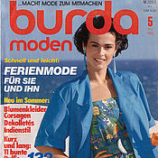Материалы для творчества handmade. Livemaster - original item Burda Moden Magazine 5 1986 (May) in German. Handmade.