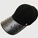 Men's baseball cap made of genuine ostrich leather and genuine suede!, Baseball caps, St. Petersburg,  Фото №1