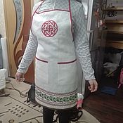 Одежда handmade. Livemaster - original item The apron closed in the traditional style. Souvenir.. Handmade.