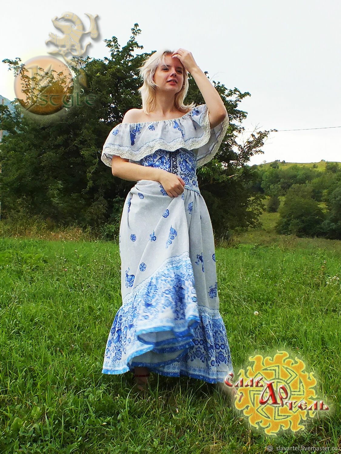 Pavushka Dress, Folk dresses, Lermontov,  Фото №1