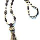 Decoration with a brush made of wooden beads, Lariats, Samara,  Фото №1