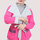Куртка неоновая розовая короткая под пояс плюссайз оверсайз, Куртки, Москва,  Фото №1