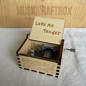 Подарки к праздникам handmade. Livemaster - original item Love Me Tender Music Box. Handmade.