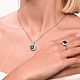 Заказать Колье зеленое limited серебро 925 пробы в инкрустации фианитов. MARIA GUSEVA Fashion Jewelry. Ярмарка Мастеров. . Колье Фото №3