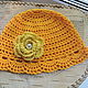 Желтая летняя шапочка, Панамы, Истра,  Фото №1
