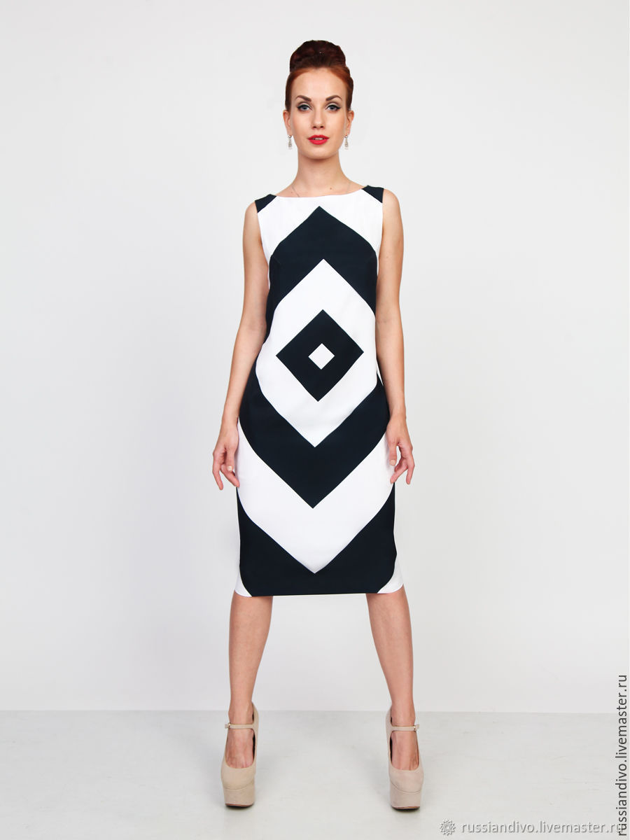 Платье "Ромб" купить в интернет-магазине Ярмарка Мастеров по цене 8500 ₽ – 9FYNTBY