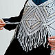 Топ крючком Wooden geometry. Топы. Talking look. Ярмарка Мастеров.  Фото №4