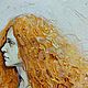 Картина масло предзаказ рыжая девушка, пантера "Осень...". Картины. Логинов Илья (loggy-art). Ярмарка Мастеров.  Фото №5