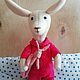 Order Llama Red Pajamas. Rukodelki from Mari. Livemaster. . Stuffed Toys Фото №3