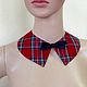 The collar is detachable / tartan, Collars, Moscow,  Фото №1