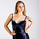 Blue dress-convertible straps. Dresses. Evening designer dresses GoldDress. Online shopping on My Livemaster.  Фото №2