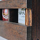 Beer carrier from the barn board ' Tray for beer'. Holders. Custom furniture making U.LOFT. My Livemaster. Фото №6