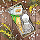 Подарочный набор натуральной косметики с мягкой игрушкой, Подарочные боксы, Москва,  Фото №1