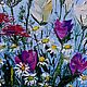 Oil painting 'Bouquet of wild flowers'. Pictures. Paint with Love (lotmarket). My Livemaster. Фото №6