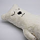 Interior soft toy-pillow Sleepy Bear made of fur. Toys. Cuteshop. Интернет-магазин Ярмарка Мастеров.  Фото №2