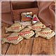 Gingerbread box with the fishes with wishes. Gingerbread Cookies Set. APryanik (SPb i dr. goroda). Интернет-магазин Ярмарка Мастеров.  Фото №2