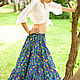 Order Long skirt Indigo. Jahlighta (Jahlighta). Livemaster. . Skirts Фото №3
