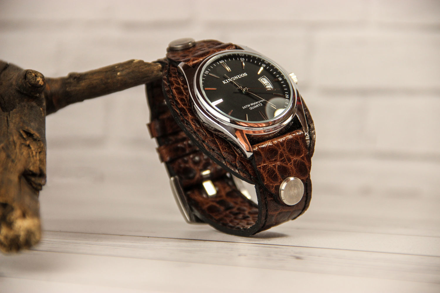 Наручные часы мужские часы с кожаным ремешком часы на руку подарок в интернет-магазине Ярмарка Мастеров по цене 5060 ₽ – PZTACRU