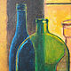  ' Glass still life' acrylic painting. Pictures. flamemilady. My Livemaster. Фото №4
