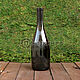 Стеклянная бутылка для вина 750 мл оливковая. Бутылки. Печаткин. Интернет-магазин Ярмарка Мастеров.  Фото №2