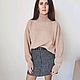 Вязаный oversize свитер. Свитеры. Pompon_knitwear. Интернет-магазин Ярмарка Мастеров.  Фото №2