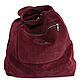 Bag Bag Suede Burgundy Bag Bag Shopping Bag Shopper T shirt Bag, Sacks, Moscow,  Фото №1