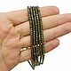 Циркон оливковый, рондель, 3х2 мм, нить 37 см, НП.Е1.111. Бусины. Richrocks_shop. Интернет-магазин Ярмарка Мастеров.  Фото №2