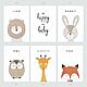 Набор постеров в детскую "Funny ANIMALS. Set7". Метрики детские. MARI♥Pictures. Интернет-магазин Ярмарка Мастеров.  Фото №2